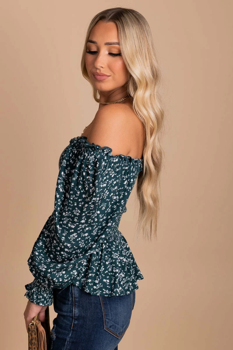 In Loom Desert Wildflower Smocked Long Sleeve Top 16 In Loom Desert Wildflower Smocked Long Sleeve Top - Image 16