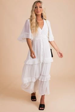 Flying Tomato Hello Lover Tiered Maxi Dress