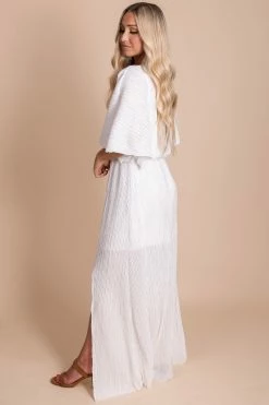 Stylive In The Limelight Ribbed Maxi Dress -Bella Ella Sales in the limelight white side 5000x
