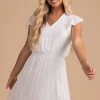 L Love Inc London Bridge Cream Mini Dress