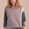 Bibi Young And In Love Color Block Top - Light Brown