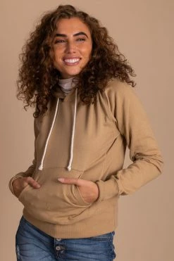 Reflex Schooled You Long Sleeve Hoodie - Light Brown