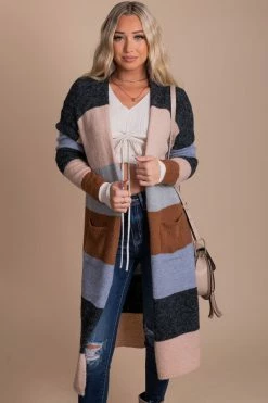 HYFVE Special Moments Striped Cardigan