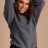 Reflex Warm And Fuzzy Long Sleeve Top - Dark Gray