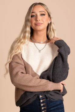 Eesome City Limits Color Block Sweater