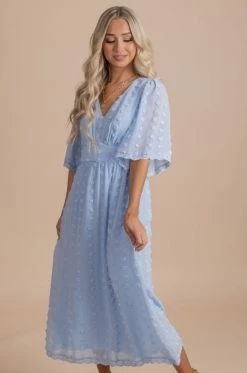 Listicle My Moment Midi Dress -Bella Ella Sales mymomentmidilightblue2 5000x