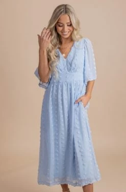 Listicle My Moment Midi Dress -Bella Ella Sales mymomentmidilightblue3 5000x