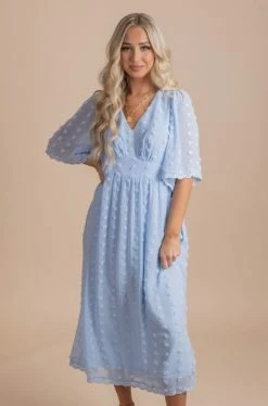 Listicle My Moment Midi Dress -Bella Ella Sales mymomentmidilightblue 5000x