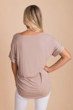 Zenana Wait For You V-Neck Top -Bella Ella Sales oatmeal 1 0311dbde f4ea 44dd a6fd a7e038f706ec 5000x