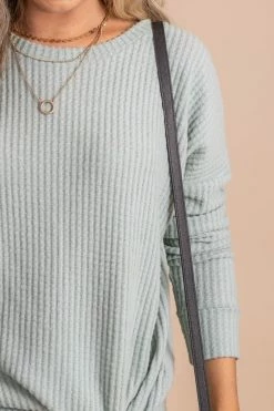 Zenana Life Goes On Long Sleeve Waffle Top -Bella Ella Sales oatmeal 1 50d493ad bd8f 41dc 93b5 8d641bf37102 5000x