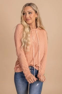 7th Ray Cozy Spring Hooded Sweater