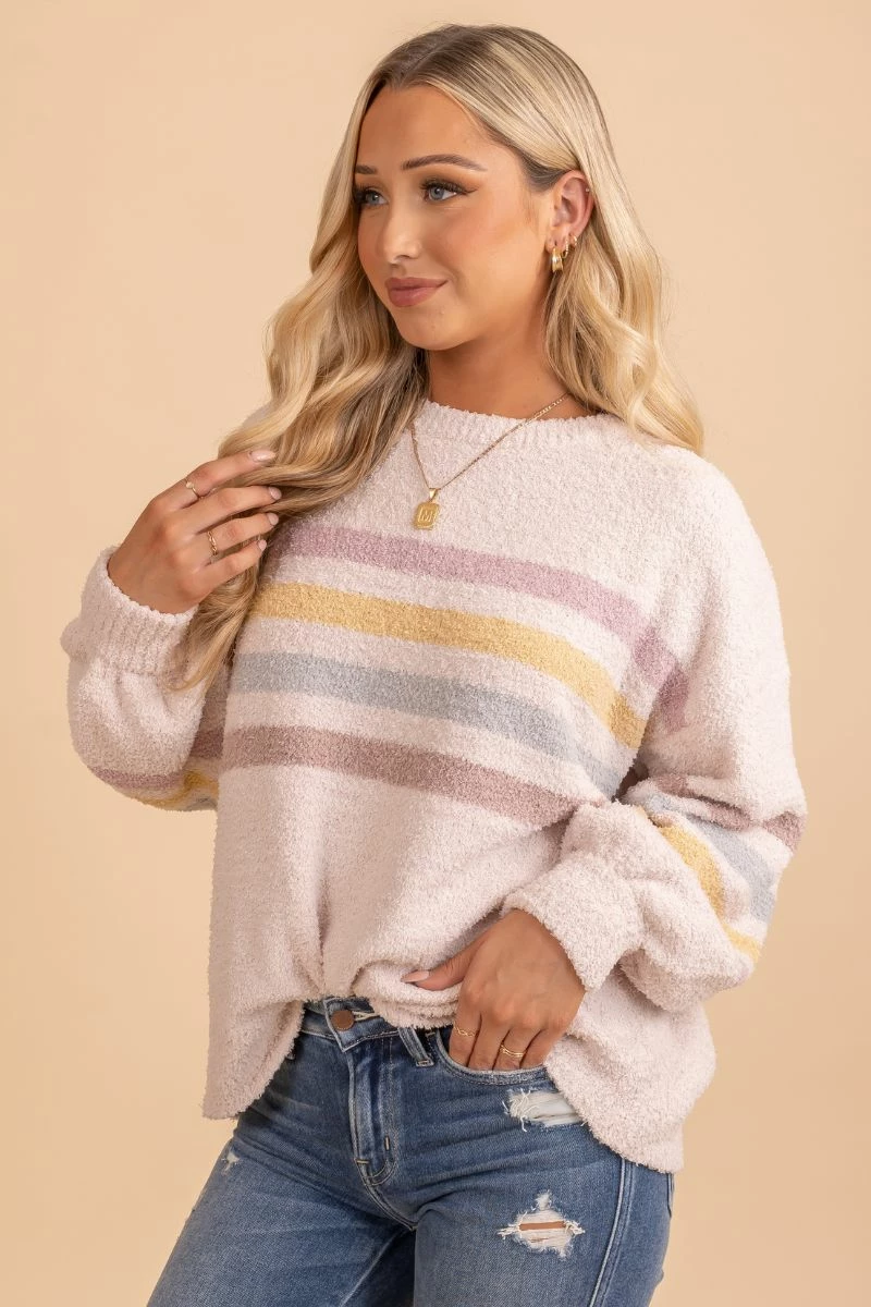 Be Cool Memories Of You Striped Sweater 4 Be Cool Memories Of You Striped Sweater - Image 4