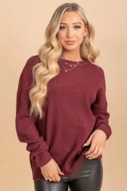 Zenana Sucker For You Knit Sweater
