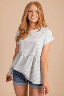 2 Hearts Around Town Peplum Top