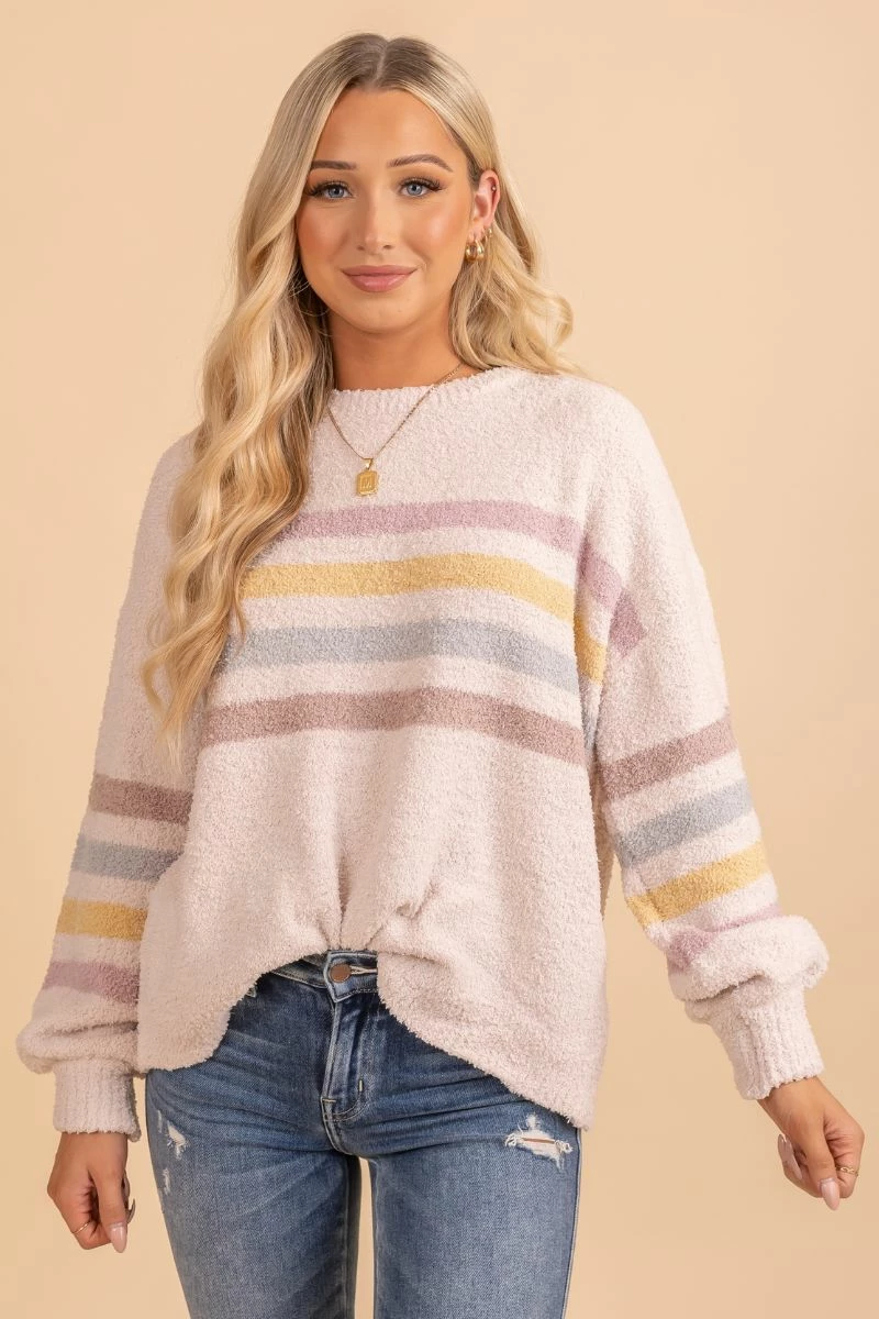 Be Cool Memories Of You Striped Sweater 5 Be Cool Memories Of You Striped Sweater - Image 5