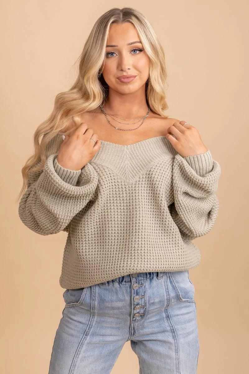 Zenana Worth Watching Knit Sweater 11 Zenana Worth Watching Knit Sweater - Image 11
