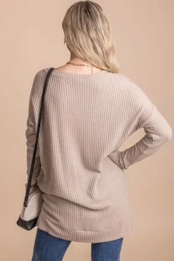 Zenana Life Goes On Long Sleeve Waffle Top -Bella Ella Sales oatmeal 4 0581acba 0f2a 4692 8c39 79447cbf6dd0 5000x