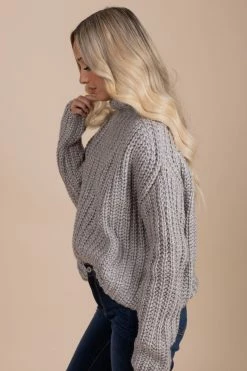 Wholesale Fashion Trends Ultimate Comfort Knit Sweater - Gray -Bella Ella Sales oatmeal 4 143207b8 ab86 489a ae06 20692e711fc4 5000x