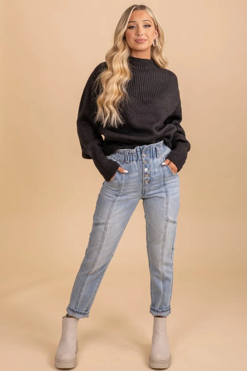 Zenana Wonder About You Knit Sweater 4 Zenana Wonder About You Knit Sweater - Image 4