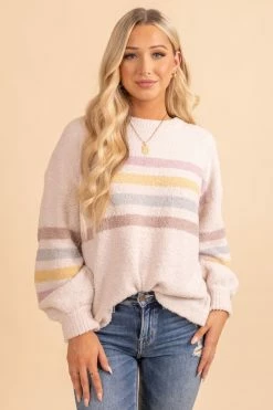 Be Cool Memories Of You Striped Sweater