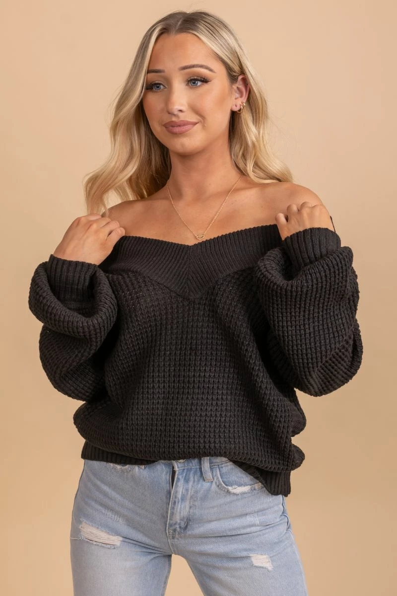 Zenana Worth Watching Knit Sweater 9 Zenana Worth Watching Knit Sweater - Image 9