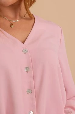 Zenana Never Say Goodbye Blouse -Bella Ella Sales oatmeal 6 fa586747 60ca 4367 8856 a1e5174604b1 5000x