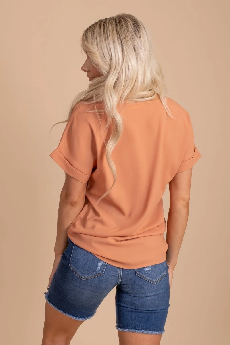 Zenana First Kiss V-Neck Blouse 8 Zenana First Kiss V-Neck Blouse - Image 8