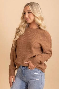 Zenana Sucker For You Knit Sweater -Bella Ella Sales oatmeal 7e5635a2 782a 469e 8bb0 7d85ddbfb821 5000x