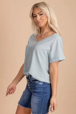 Zenana First Kiss V-Neck Blouse 34 Zenana First Kiss V-Neck Blouse -Bella Ella Sales oatmeal 8 e54aebc9 814b 4d6b b72c 9f57412b995b 5000x