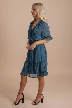 Listicle On The List Knee-Length Dress -Bella Ella Sales onthelistknee lengthdresstealside 5000x