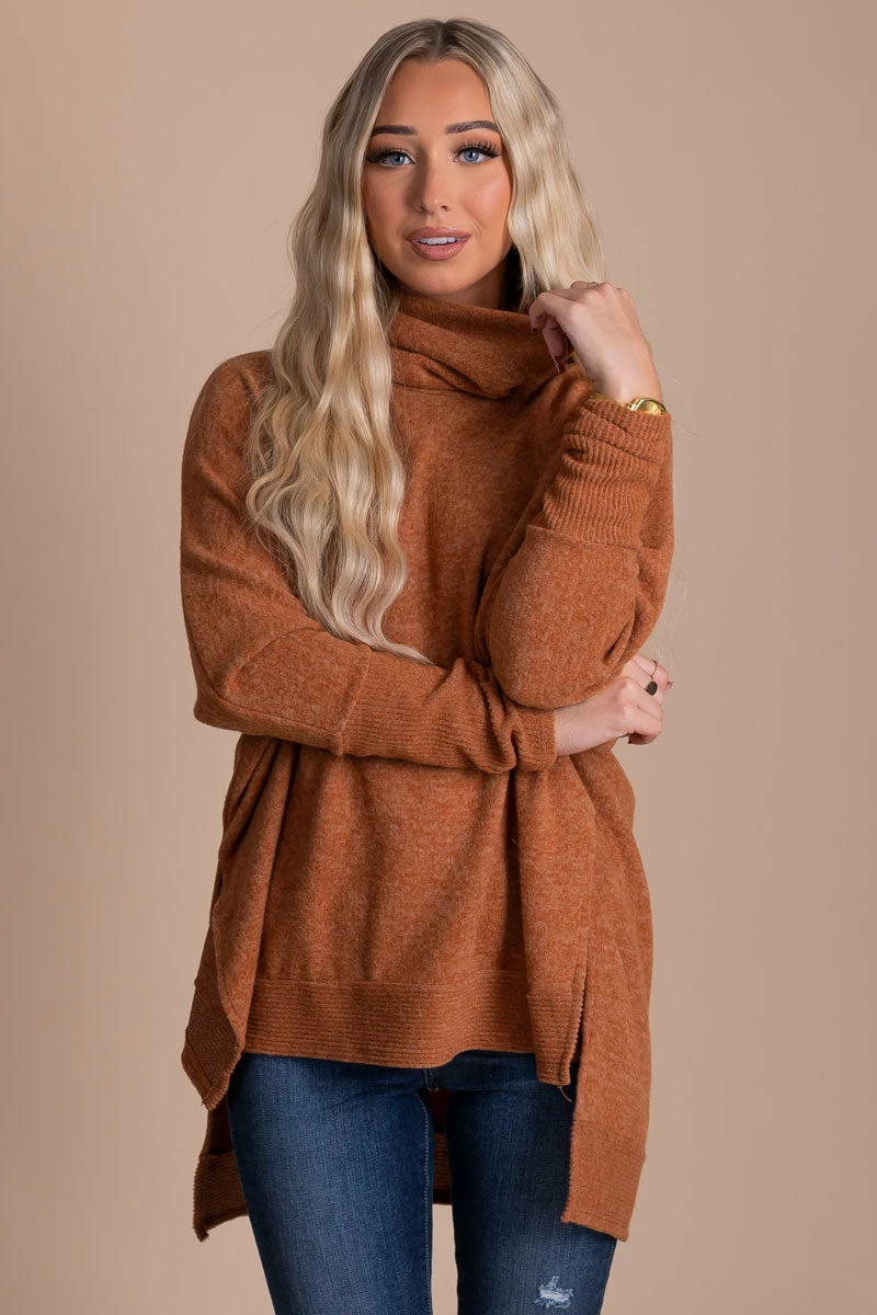 Zenana Highs And Lows Cowl Neck Tunic Top 8 Zenana Highs And Lows Cowl Neck Tunic Top - Image 8