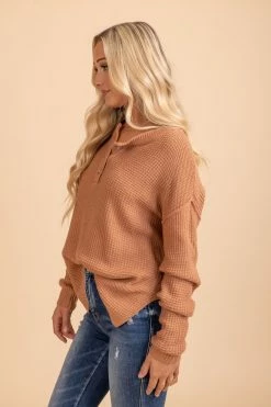 Be Cool Harvest Moon Knit Sweater 19 Be Cool Harvest Moon Knit Sweater -Bella Ella Sales orangeSIDE 5000x