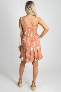 Love Tree Floral Lullaby Mini Dress -Bella Ella Sales pink back 829a4e68 1c8c 4d89 b55a cfe9fdef477b 5000x