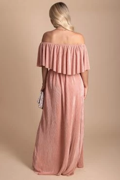See & Be Seen Slow Dancing Ribbed Off Shoulder Maxi Dress 26 See & Be Seen Slow Dancing Ribbed Off Shoulder Maxi Dress -Bella Ella Sales pink back b1cf51e7 30b8 49ca b286 4fdc65e488b3 5000x