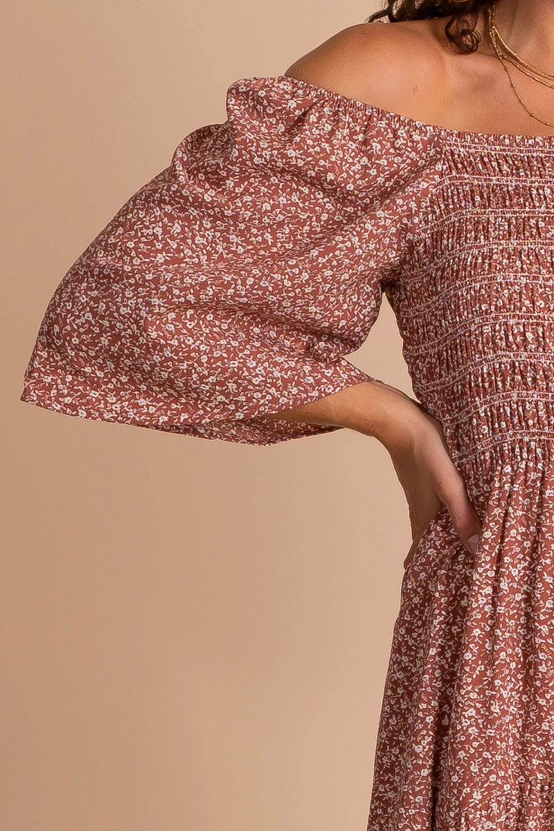 Polagram Oakley Floral Tiered Midi Dress 7 Polagram Oakley Floral Tiered Midi Dress - Image 7