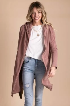 Almost Nothing Hold My Hand Hooded Cardigan