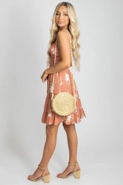 Love Tree Floral Lullaby Mini Dress -Bella Ella Sales pink side 09473572 18a7 4eae a162 6e588738347b 5000x