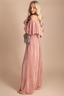 See & Be Seen Slow Dancing Ribbed Off Shoulder Maxi Dress 25 See & Be Seen Slow Dancing Ribbed Off Shoulder Maxi Dress -Bella Ella Sales pink side b9c9f398 bd29 48e2 b27c a4b9f716c299 5000x