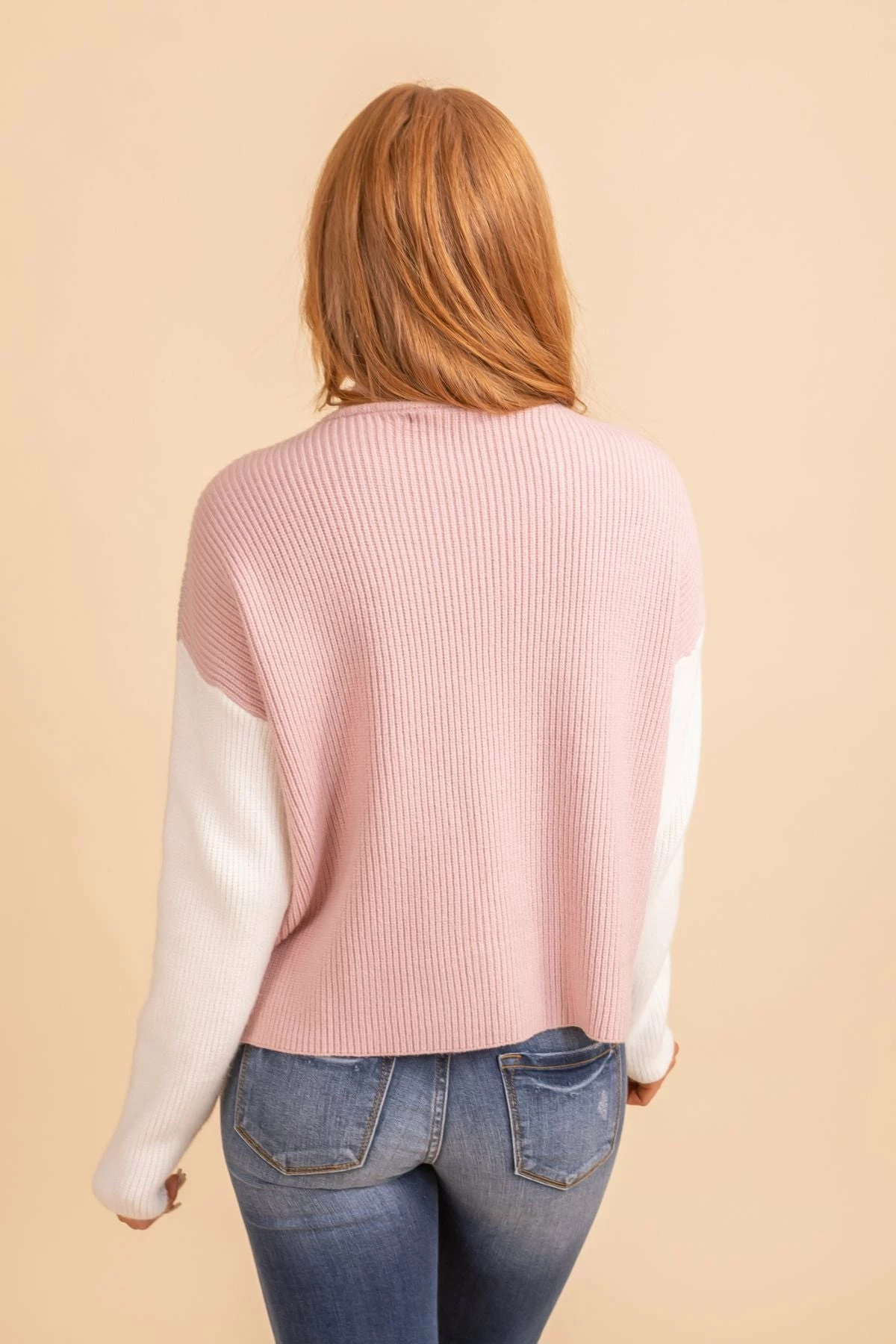 Wholesale Fashion Trends Painted Canvas Color Block Turtleneck Sweater 6 Wholesale Fashion Trends Painted Canvas Color Block Turtleneck Sweater - Image 6