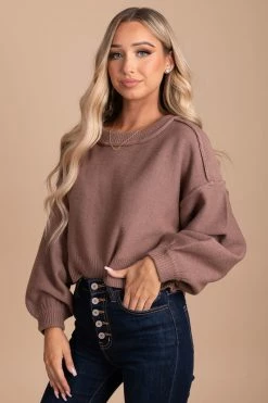 Papermoon Never Let Me Go Cropped Sweater -Bella Ella Sales purple side 4f5ec87f b560 4736 a047 7a83462b2fef 5000x