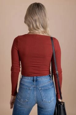 Almost Nothing Wild Romance Long Sleeve Bodysuit -Bella Ella Sales red back ed8cdb4a 2d5a 4315 b935 9ea1bc535a7d 5000x