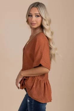 Mine & E&M Balcony View Peplum Top -Bella Ella Sales red side 6b0658b2 1bef 4834 b764 a9eb78d44bf0 5000x