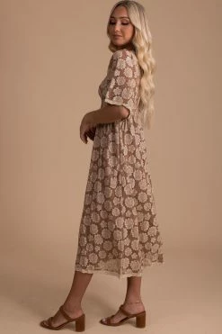 Listicle She's So Gorgeous Midi Dress -Bella Ella Sales she s so gorgeous side 5000x