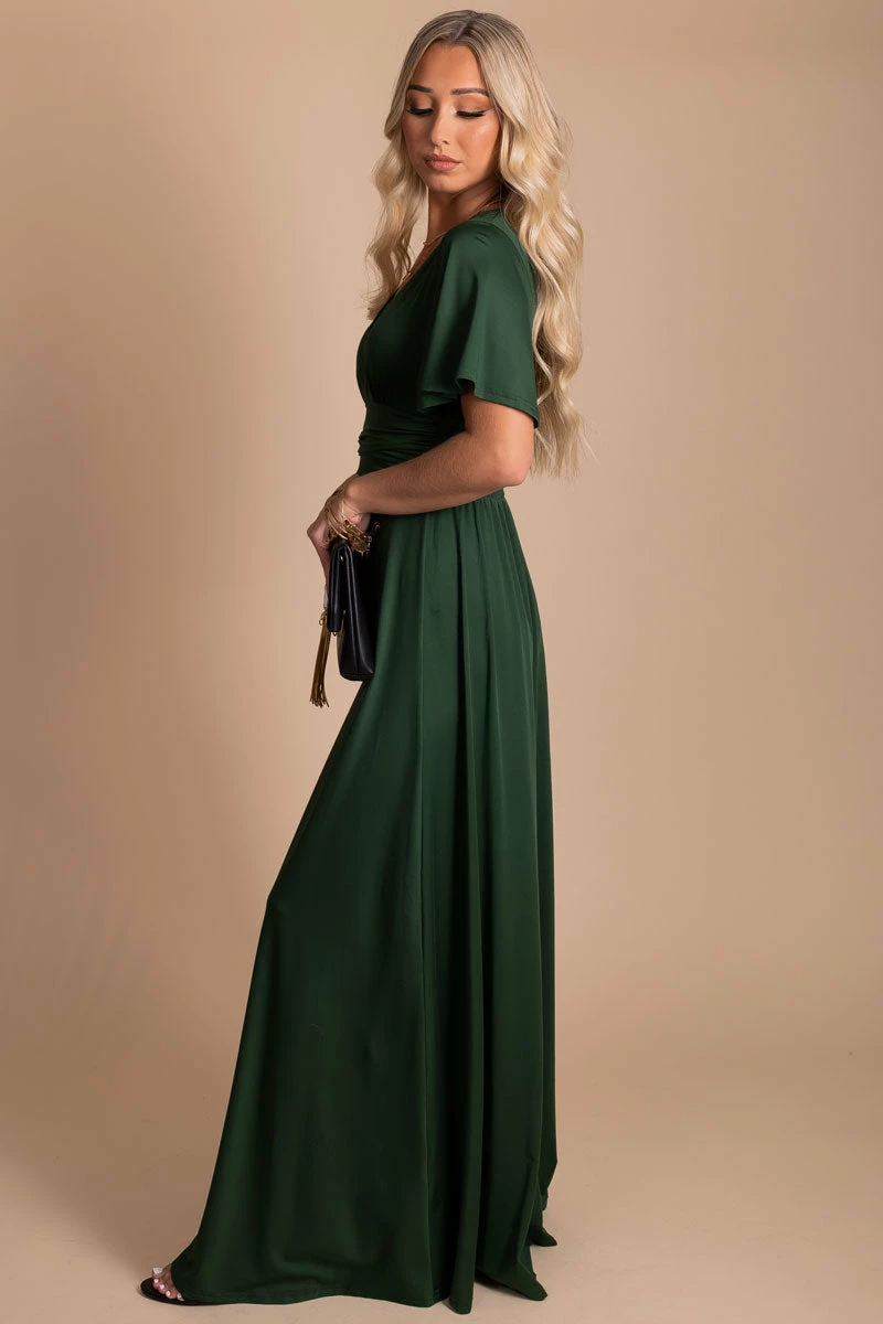 Dress Day Dreamy Romance Flutter Sleeve Maxi Dress 2 Dress Day Dreamy Romance Flutter Sleeve Maxi Dress - Image 2