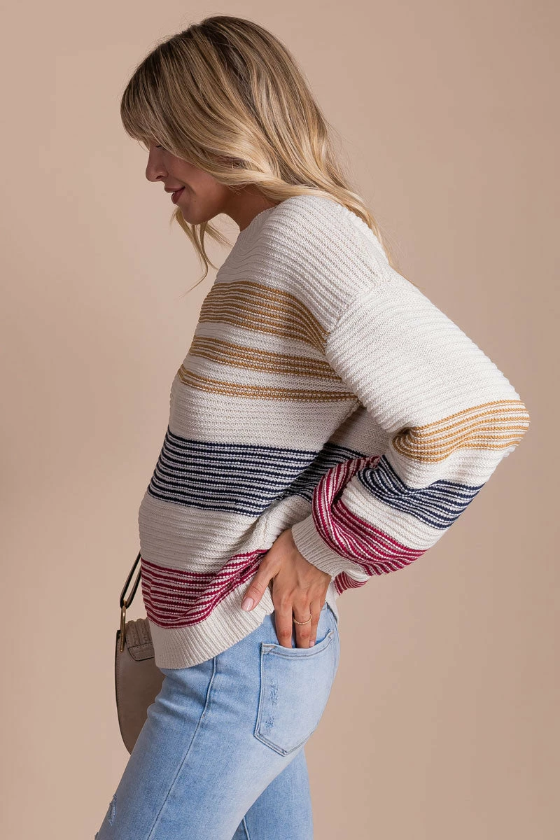 Eesome For The Better Striped Sweater 3 Eesome For The Better Striped Sweater - Image 3