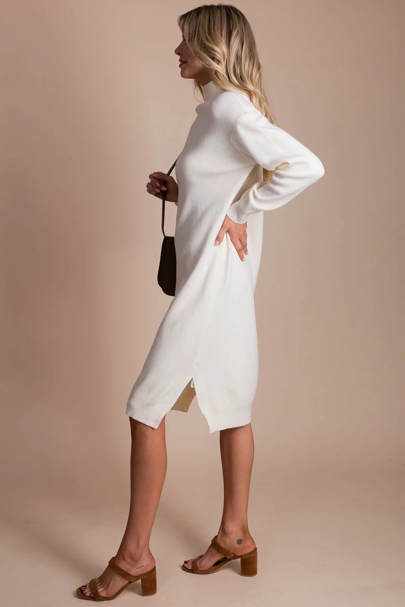 Almost Nothing Thinking Out Loud Long Sleeve Sweater Dress 9 Almost Nothing Thinking Out Loud Long Sleeve Sweater Dress - Image 9