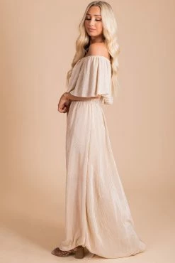 See & Be Seen Slow Dancing Ribbed Off Shoulder Maxi Dress 23 See & Be Seen Slow Dancing Ribbed Off Shoulder Maxi Dress -Bella Ella Sales slow dancing light pink side 5000x