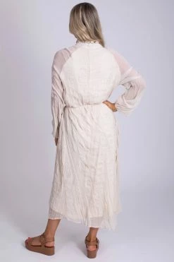 Listicle So Divine Midi Dress - Off White -Bella Ella Sales so divine back 5000x