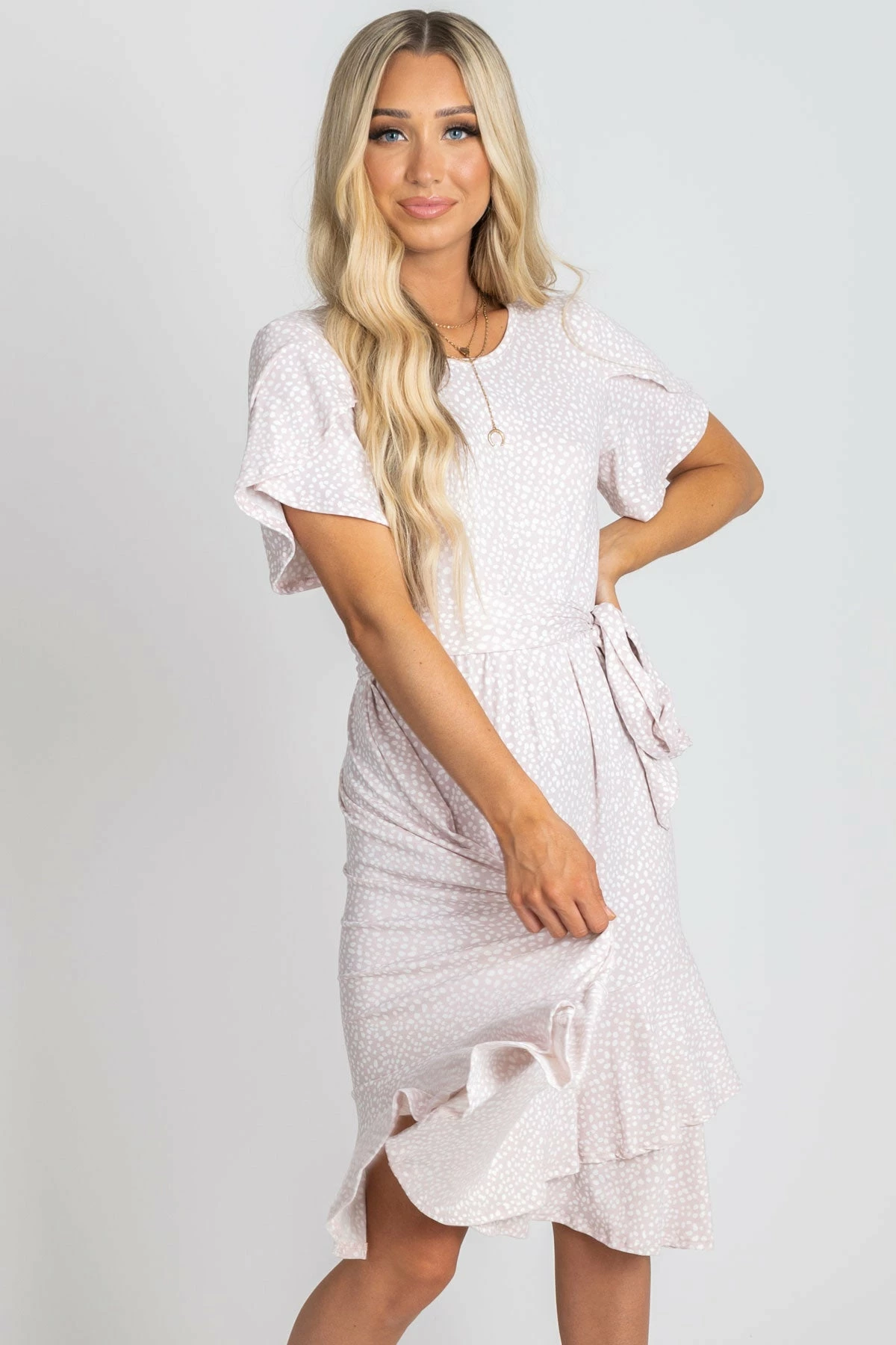 Reborn J Stealing Time Patterned Knee-Length Dress 13 Reborn J Stealing Time Patterned Knee-Length Dress - Image 13