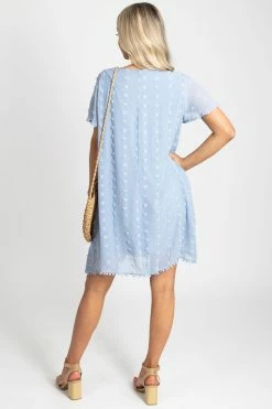 Listicle Pack Your Suitcase Swiss Dot Mini Dress 12 Listicle Pack Your Suitcase Swiss Dot Mini Dress -Bella Ella Sales take it easy blue back 5000x